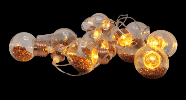 Lempučių girlianda – blizgučių burbulai