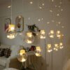 108 LED girlianda - užuolaida "BURBULAI"