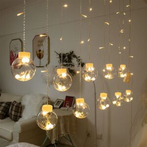 108 LED girlianda - užuolaida "BURBULAI"
