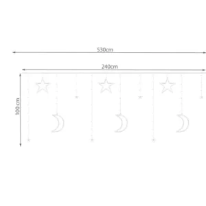 138 LED girlianda 